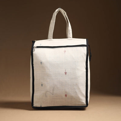 White Eco Friendly Handcrafted Cotton Shopping Bag