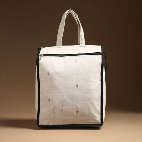 White Eco Friendly Handcrafted Cotton Shopping Bag