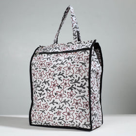 White Handcrafted Cotton Shopping Bag 14