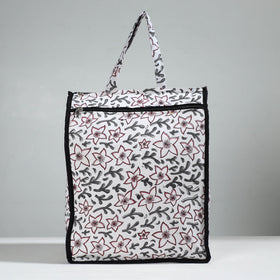 White Handcrafted Cotton Shopping Bag 14