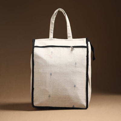 White Eco Friendly Handcrafted Cotton Shopping Bag