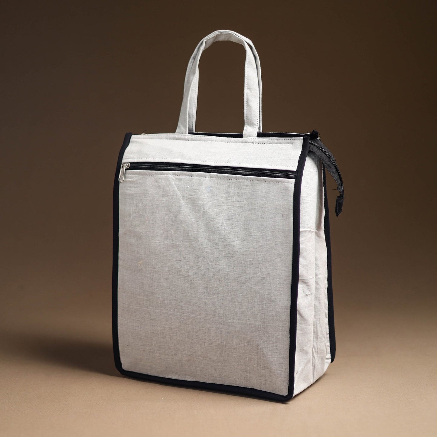 White Handcrafted Cotton Shopping Bag 20