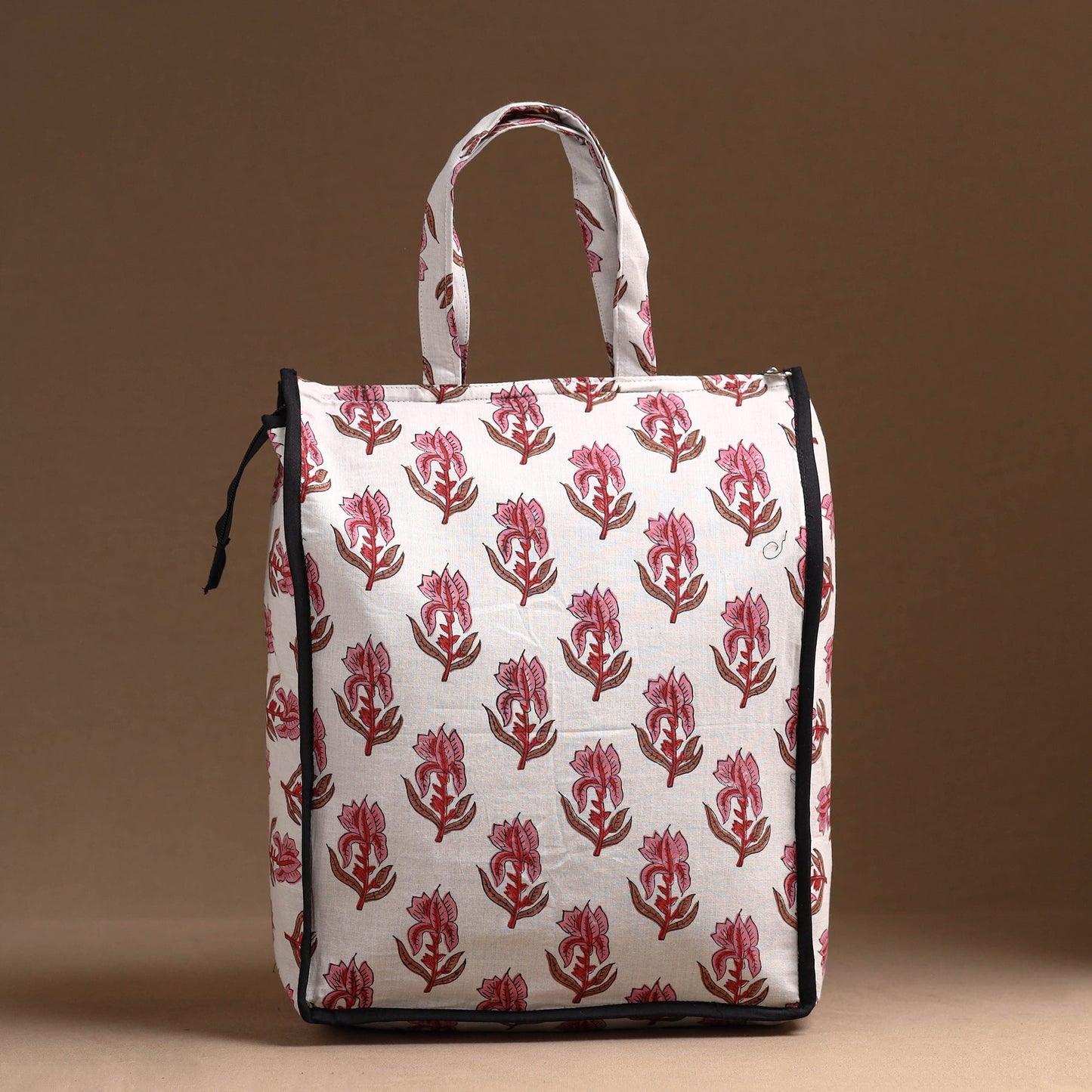 White Handcrafted Cotton Shopping Bag 21