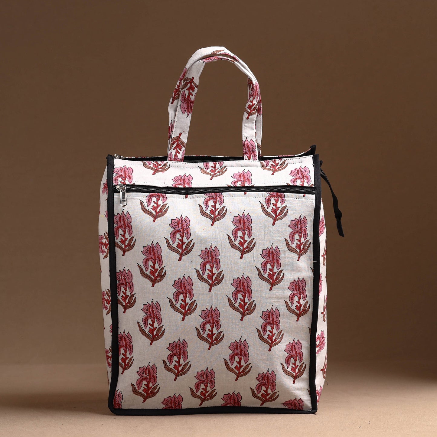 White Handcrafted Cotton Shopping Bag 21