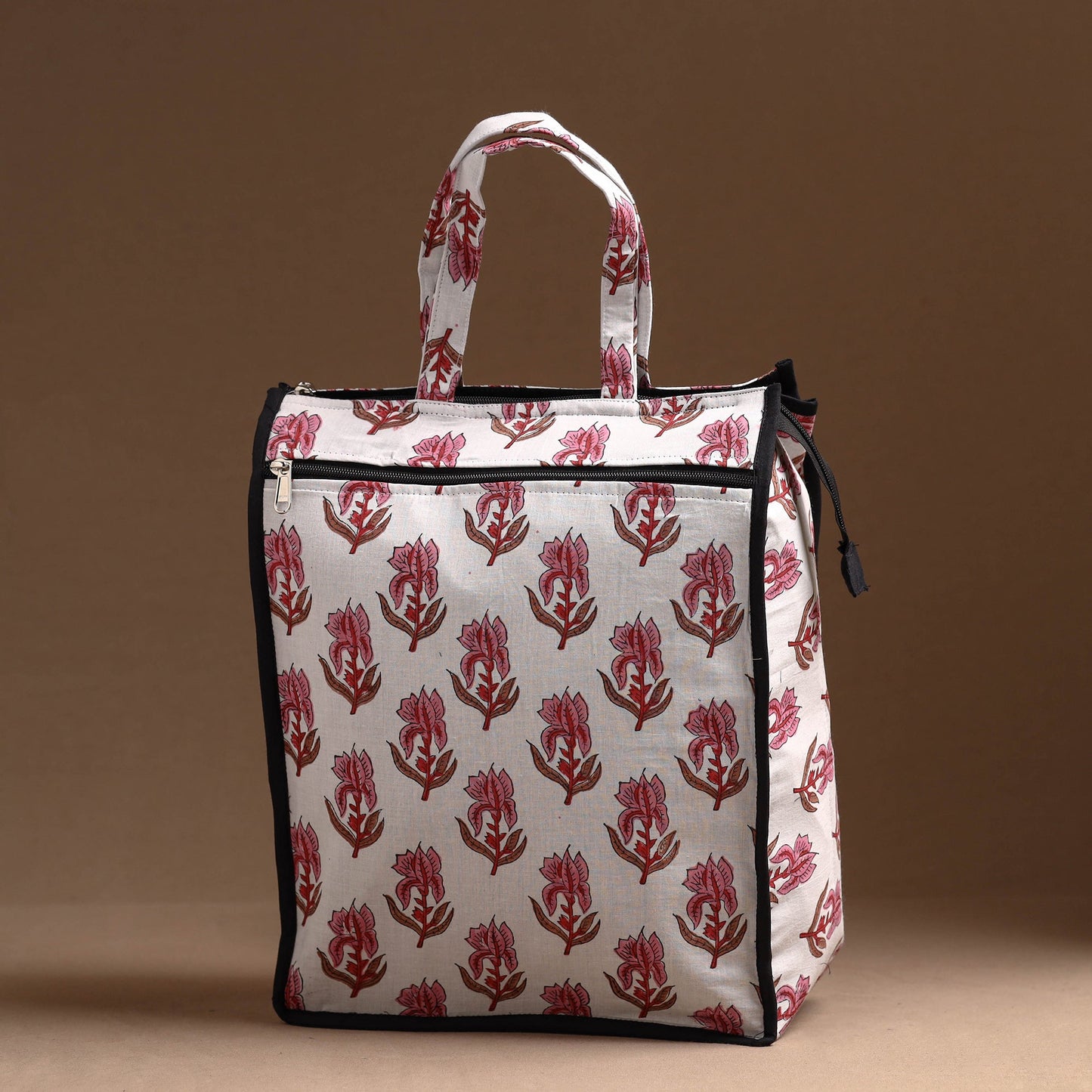 White Handcrafted Cotton Shopping Bag 21