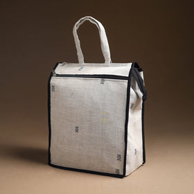 White Handcrafted Cotton Shopping Bag 26