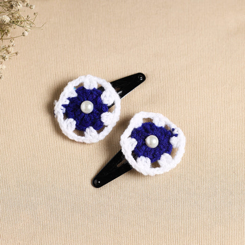Butterfly Hair Clips for Women – Crochet Set