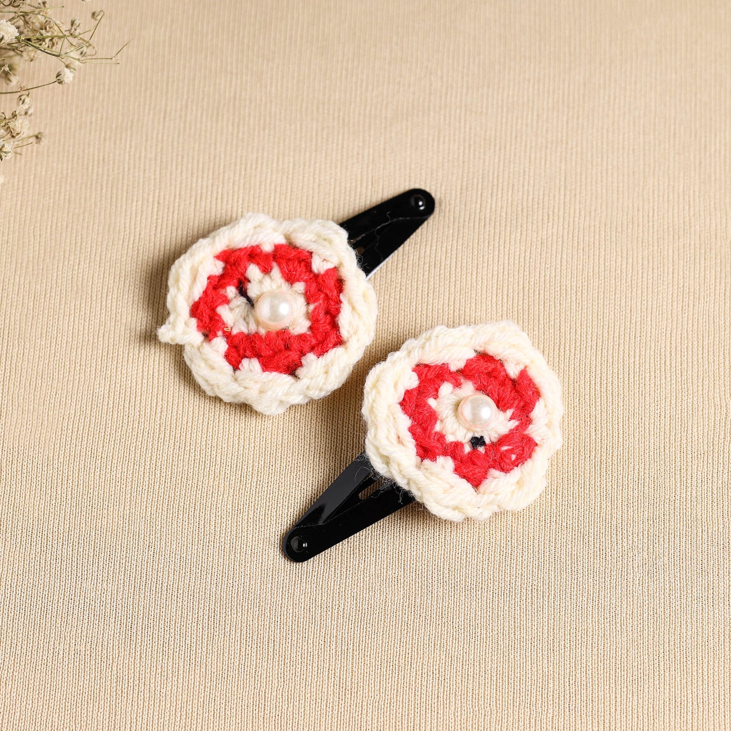 Butterfly Hair Clips for Women – Crochet Set