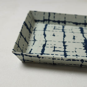 White - handcrafted fabric valet tray (11 x 9 in) 14