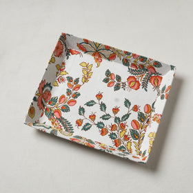 White - handcrafted fabric valet tray (11 x 9 in) 20