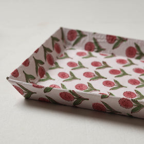 White - handcrafted fabric valet tray (11 x 9 in) 21