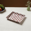 White - handcrafted fabric valet tray (11 x 9 in) 21