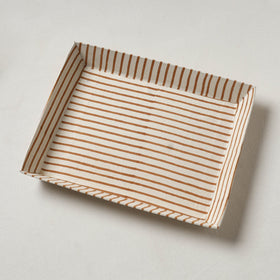 White - handcrafted fabric valet tray (12 x 10 in) 28