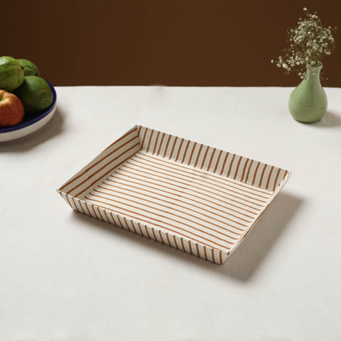 White - handcrafted fabric valet tray (12 x 10 in) 28