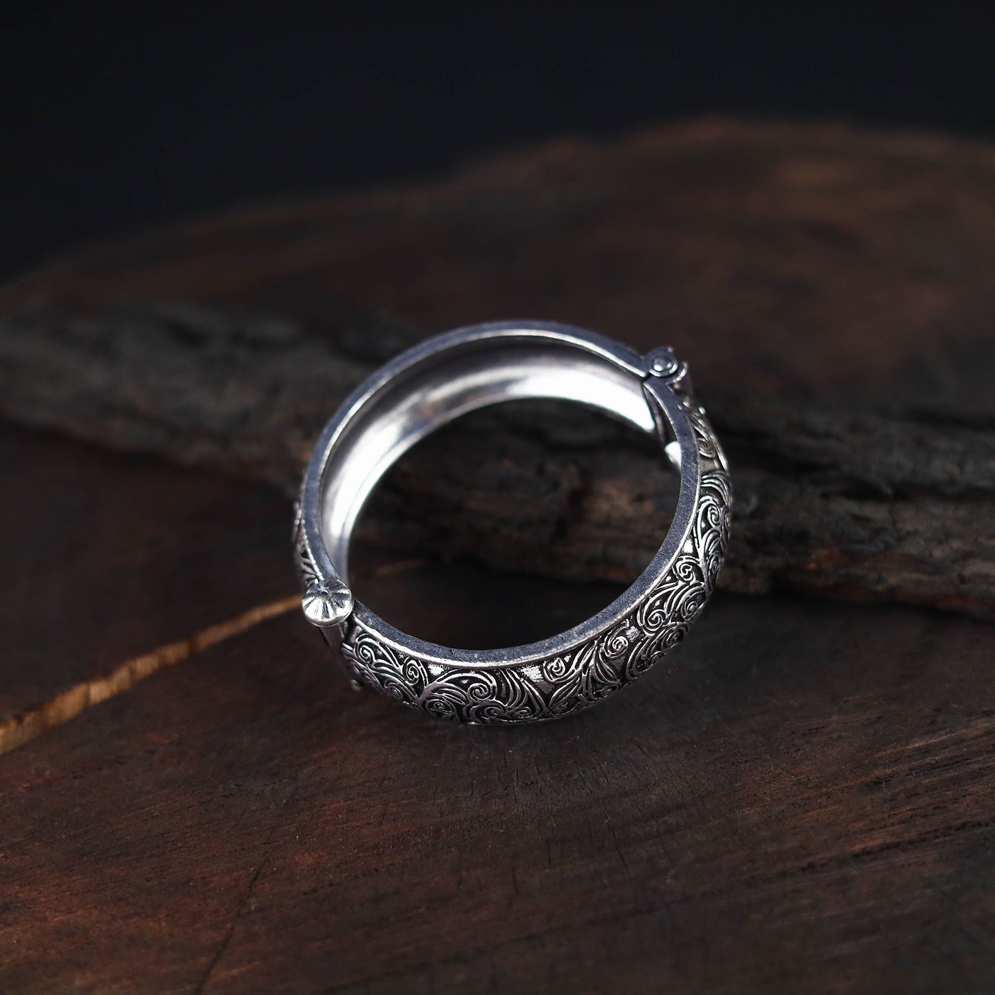 Handcrafted German Silver Bracelet / Bangle