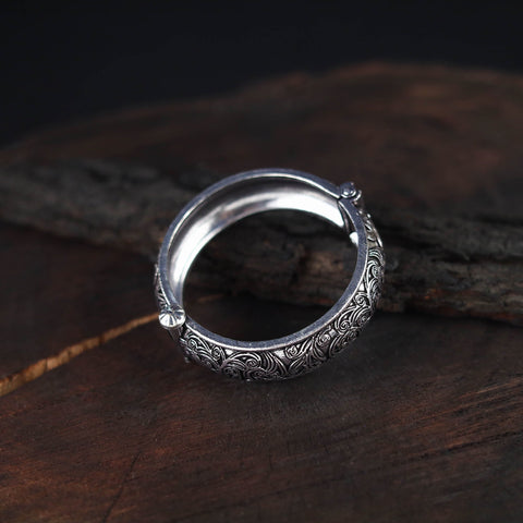 Handcrafted German Silver Bracelet / Bangle