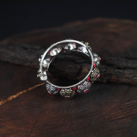 Handcrafted German Silver Bracelet / Kada