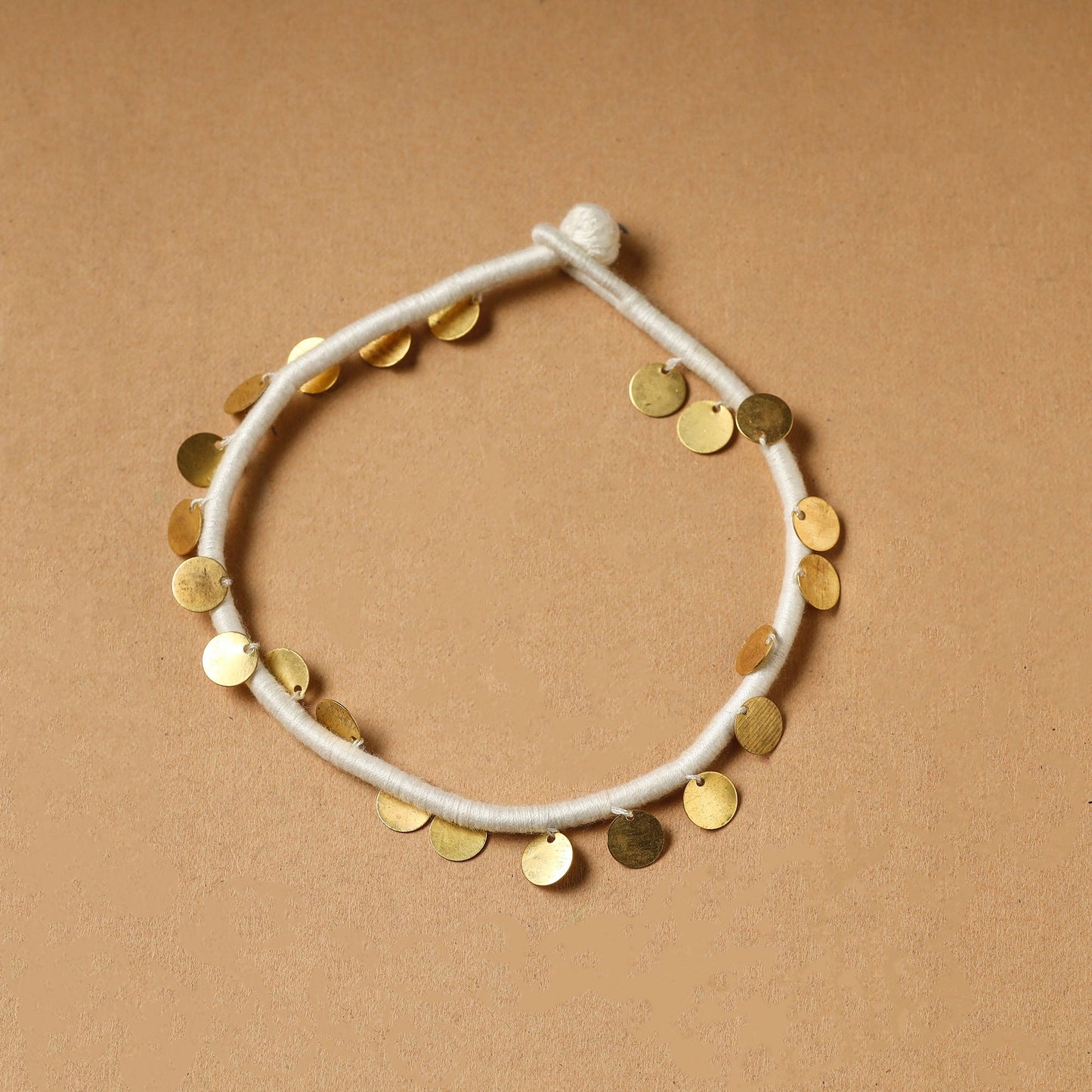 Buy Handcrafted Patwa Thread & Sequin Work Anklet 68 Online at iTokri.com