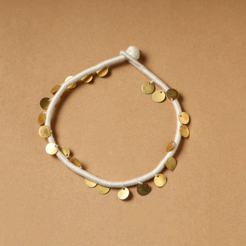 Buy Handcrafted Patwa Thread & Sequin Work Anklet 68 Online at iTokri.com