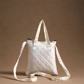  Handcrafted Quilted Silk Sling Bag 06 