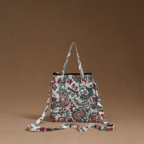 Handcrafted quilted sling bag 03