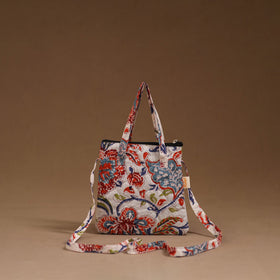 Handcrafted quilted sling bag 11