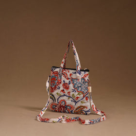 Handcrafted quilted sling bag 11
