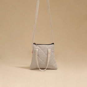 Handcrafted quilted sling bag 47