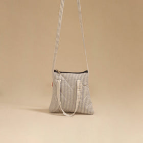 Handcrafted quilted sling bag 47