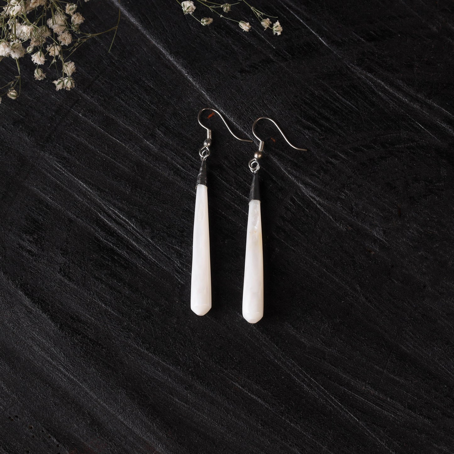 Handcrafted seashell earrings 38