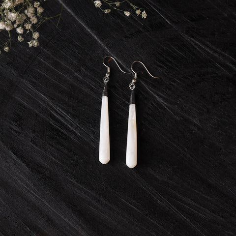 Handcrafted seashell earrings 38