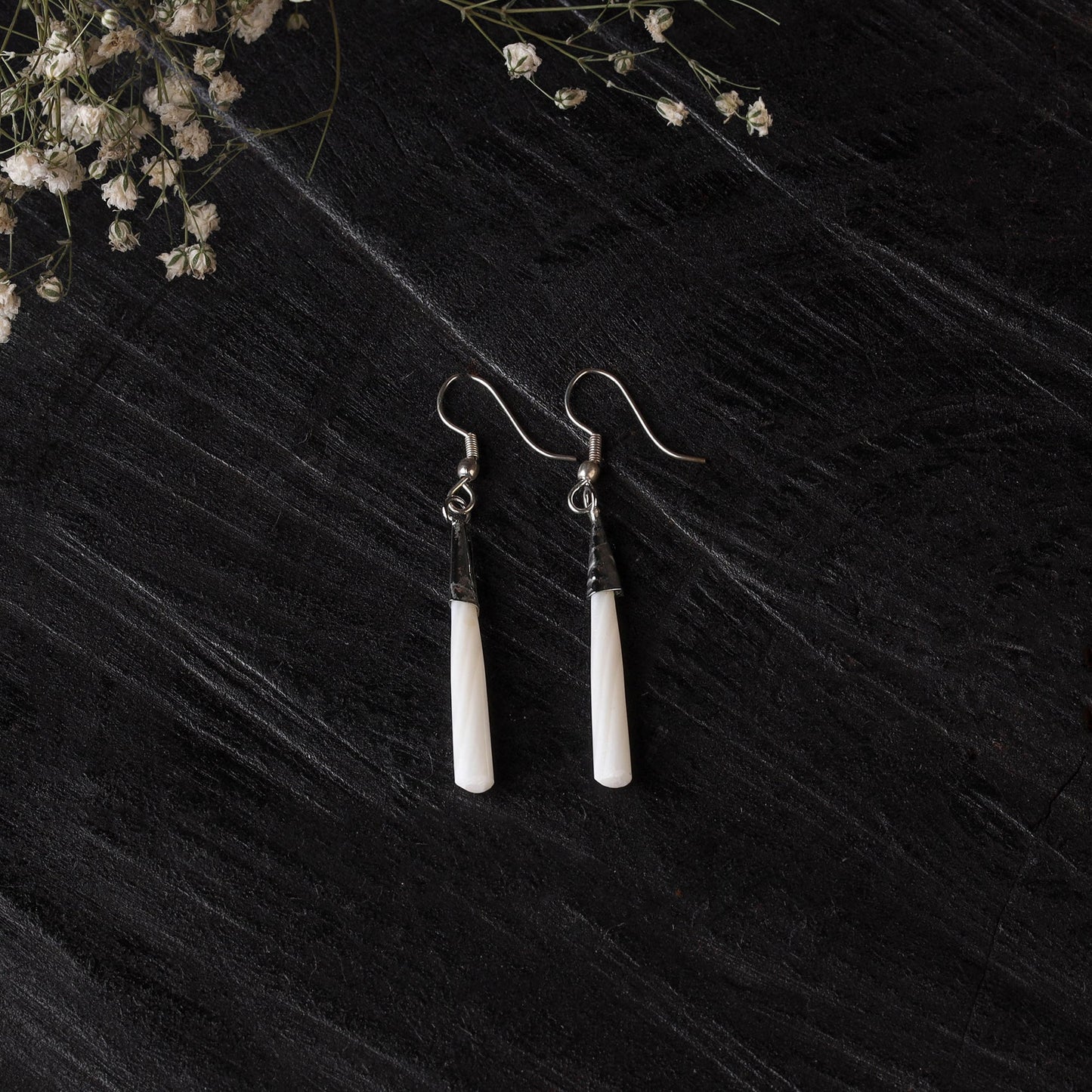 Handcrafted seashell earrings 41