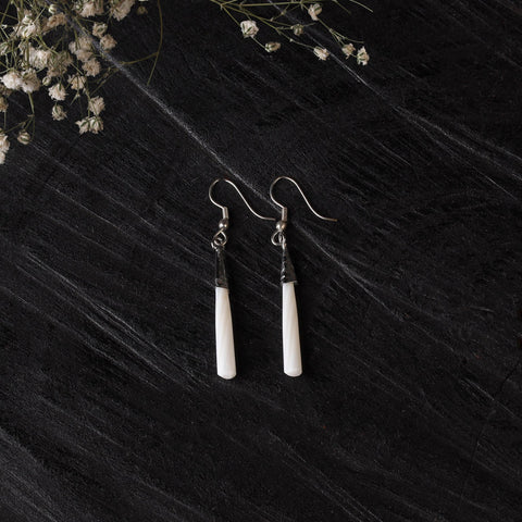 Handcrafted seashell earrings 41