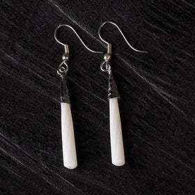 Handcrafted seashell earrings 41