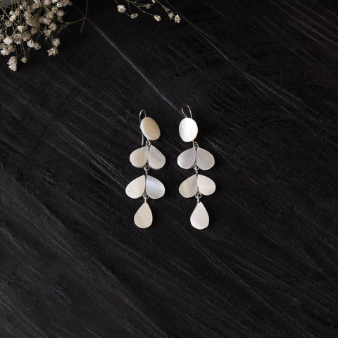 Handcrafted seashell earrings 47