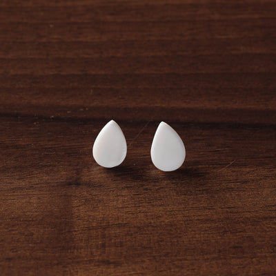 Handcrafted Seashell Stud Earrings