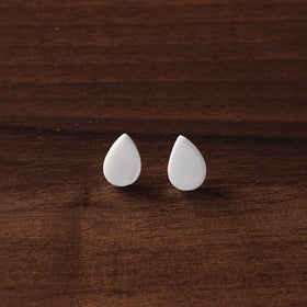 Handcrafted Seashell Stud Earrings