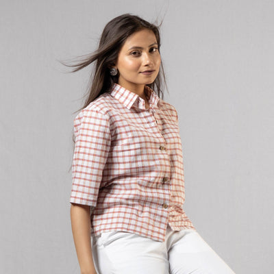  iTokri Casuals - Handloom Cotton Crop Top Online l iTokri.com