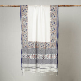 Buy Bengal Kantha Embroidered Cotton Handloom Dupatta Online at iTokri.com