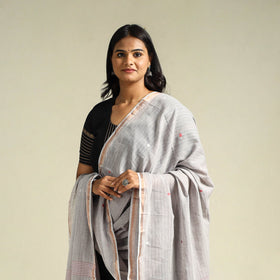 Buy Handloom Cotton Bengal Jamdani Dupatta