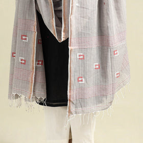 Buy Handloom Cotton Bengal Jamdani Dupatta