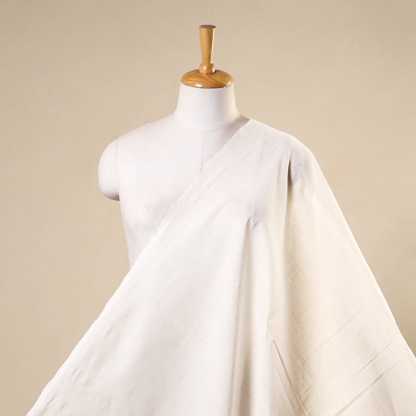 Handloom Cotton Mangalagiri Fabric with Zari Border