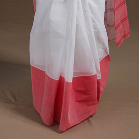 Buy White Handloom Cotton Phulia Jamdani Saree