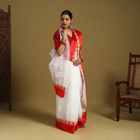 Buy Handloom Cotton Phulia Jamdani Saree