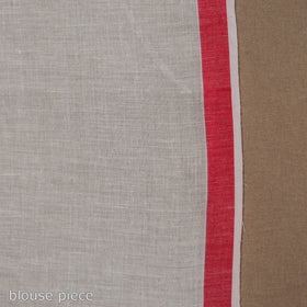 White - Handloom Cotton Phulia Jamdani Saree 12