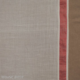 White - handloom cotton phulia jamdani saree 13