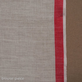  White Handloom Cotton Phulia Jamdani Saree