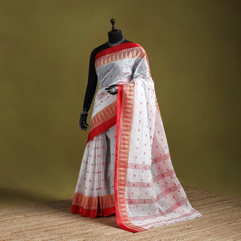 Handloom cotton phulia jamdani saree with border 45