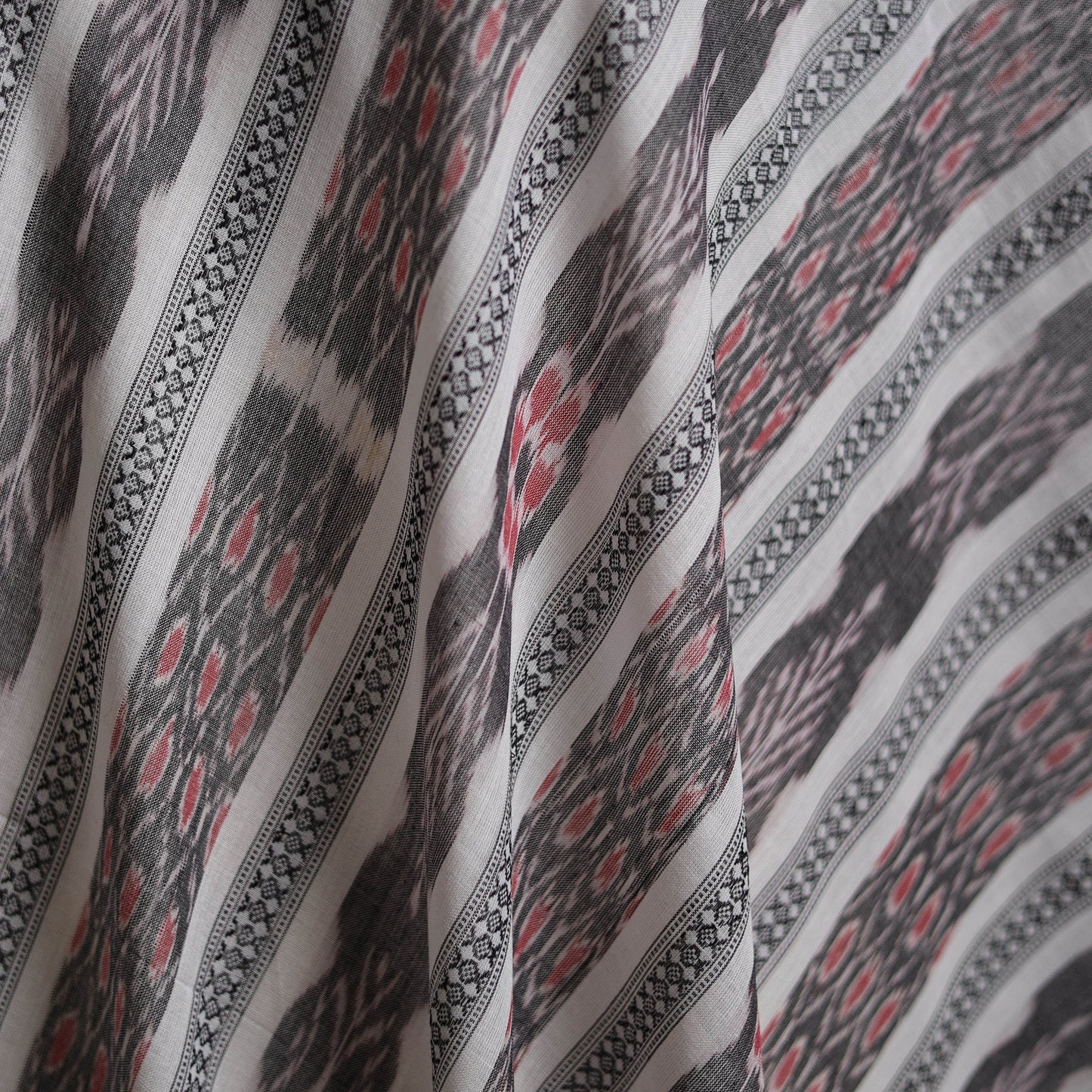 Handloom cotton sambalpuri dabi ikat fabric 08 - handcrafted