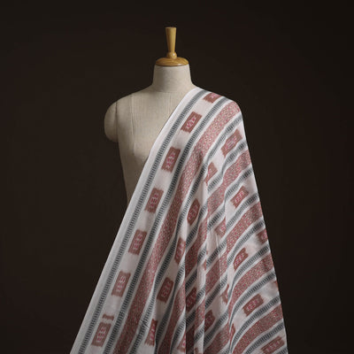 Handloom cotton sambalpuri dabi ikat fabric 09 - handcrafted